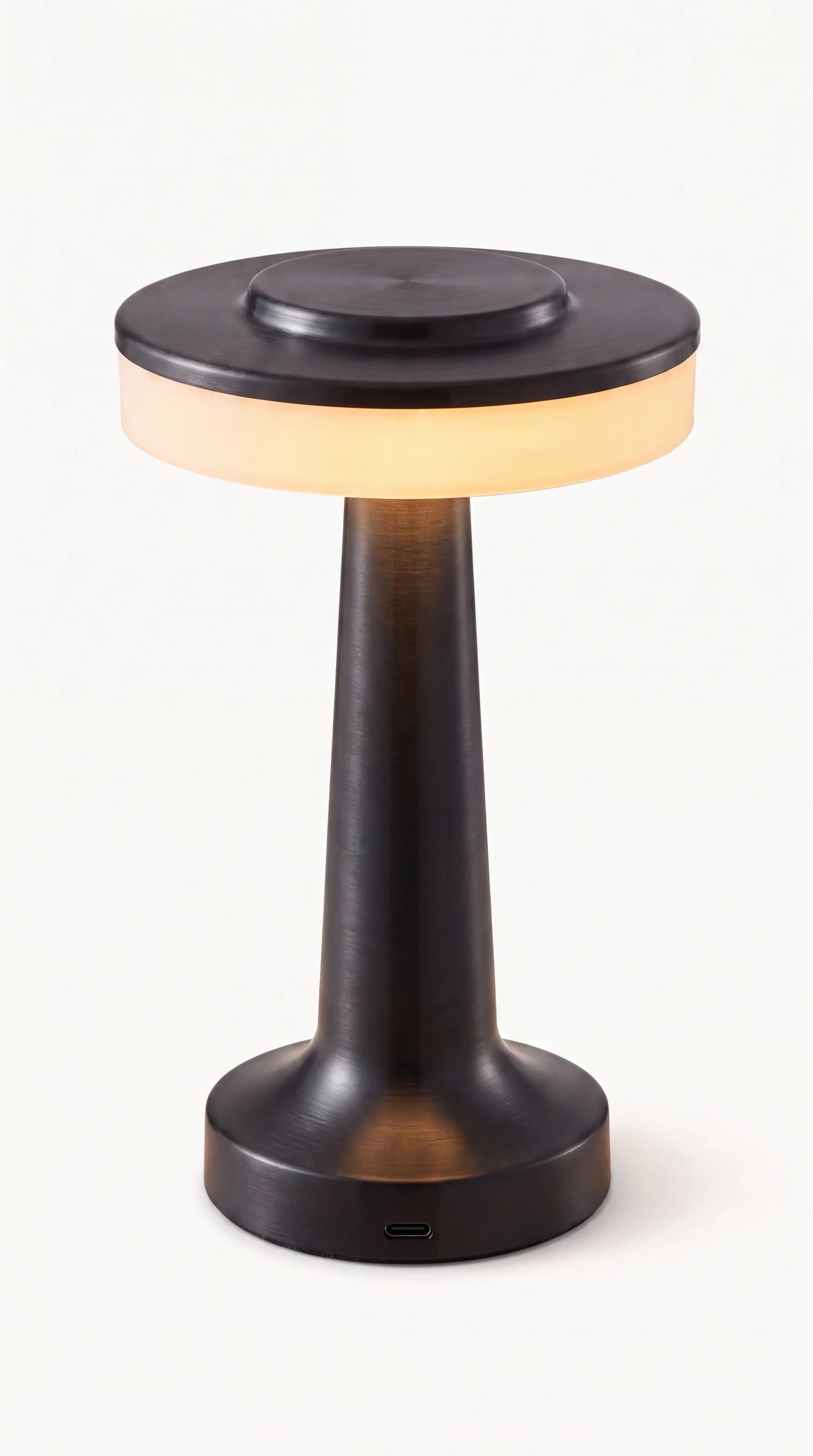 Pedestal Disc Table Lamp