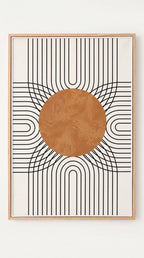 Abstract Earthtone Trio Wall Prints