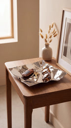 Wavy Mirror Catch-All Tray