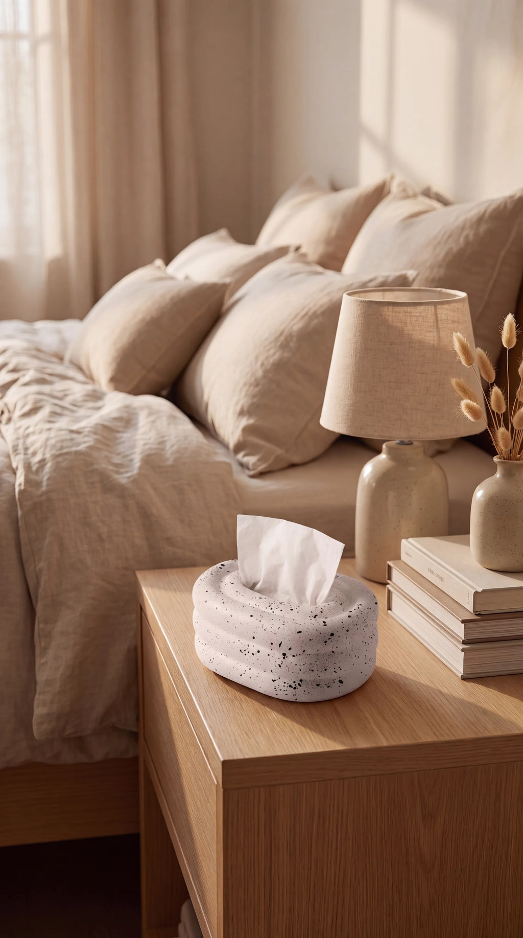 Ripple Ceramic Tissue Holder