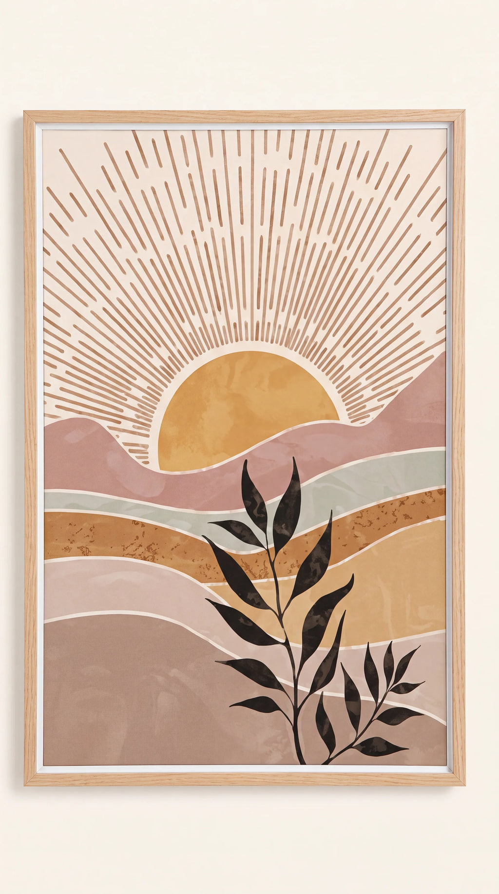 Abstract Earthtone Trio Wall Prints