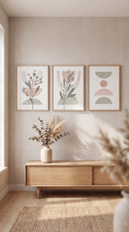 Boho Botanical Trio Wall Prints