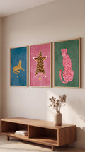 Wild Cat Trio Wall Prints