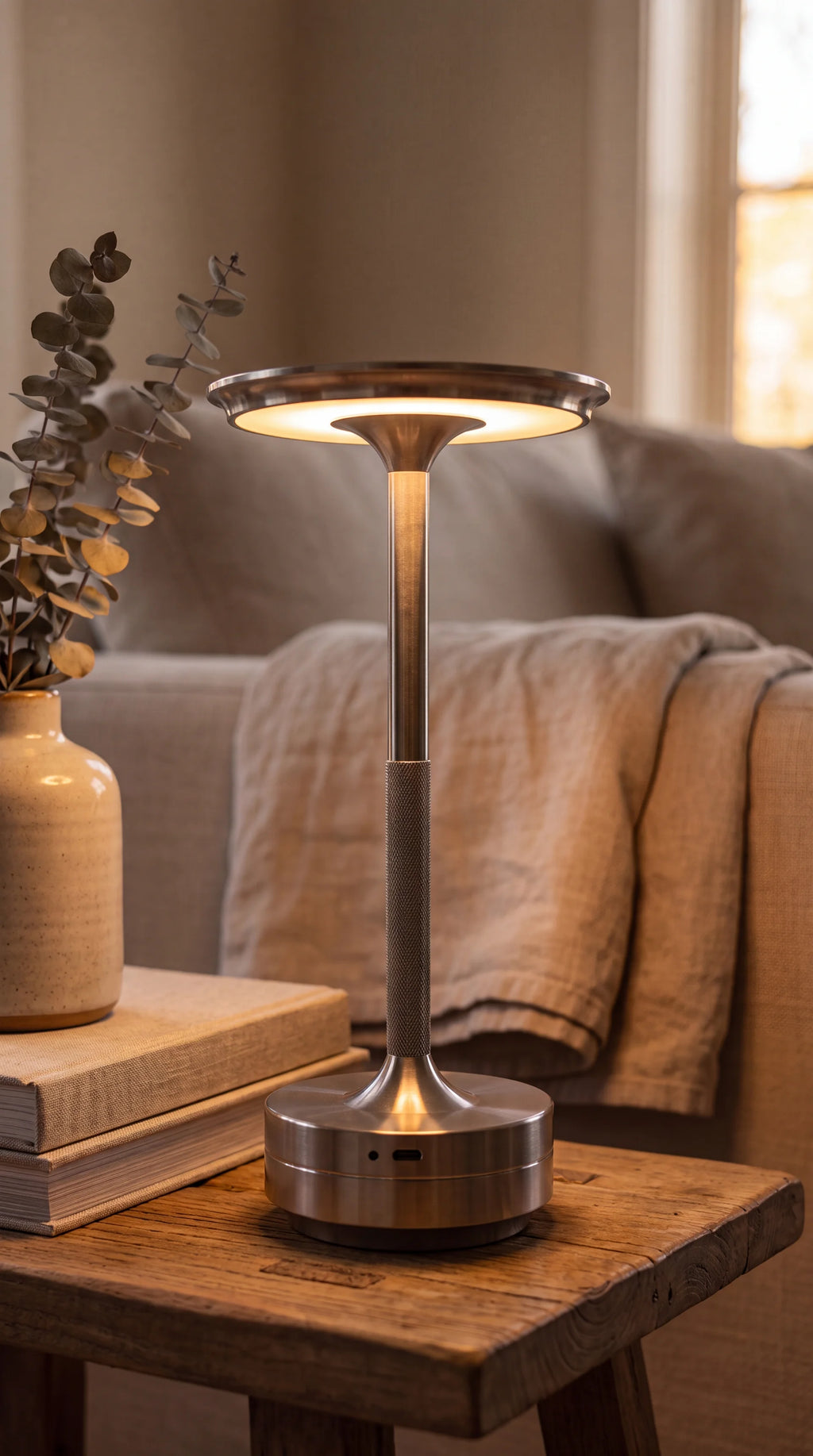 Cordless Disc Table Lamp
