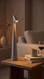 Cordless Cone Table Lamp