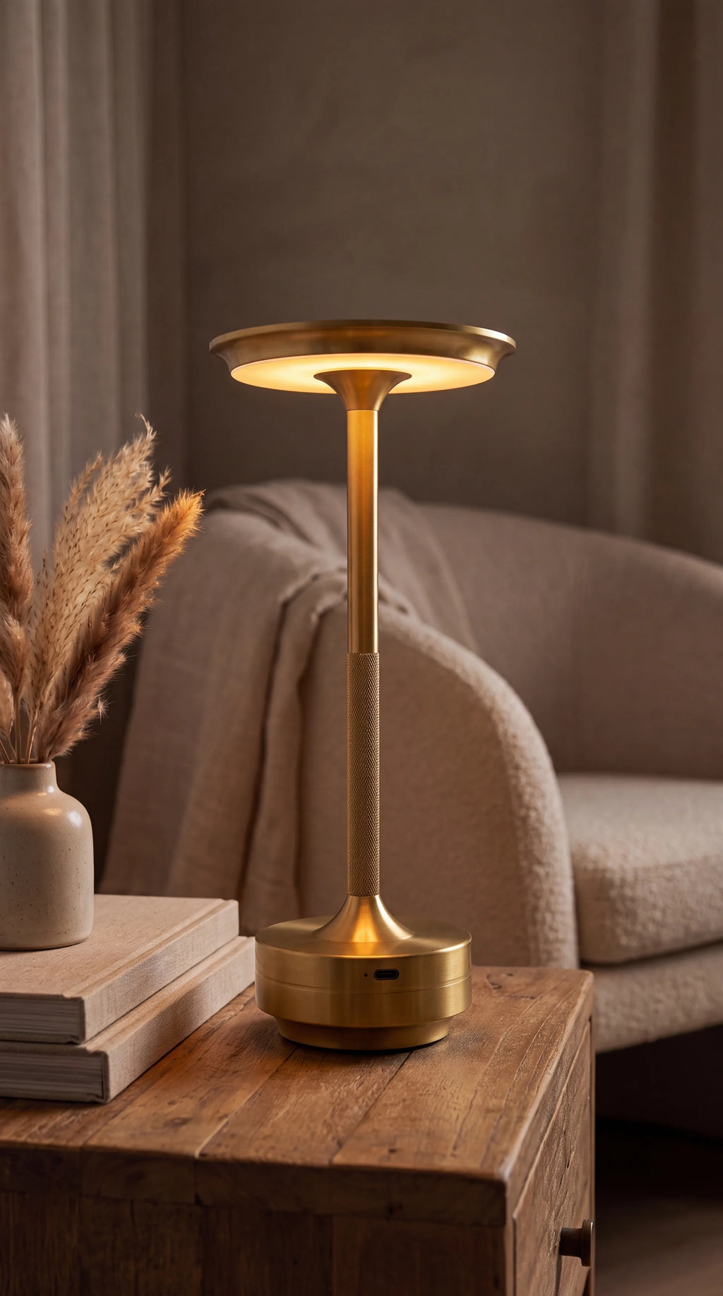 Cordless Disc Table Lamp