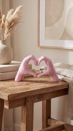 Heart in Hands Sculpture