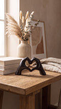 Heart in Hands Sculpture