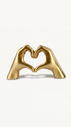 Heart in Hands Sculpture