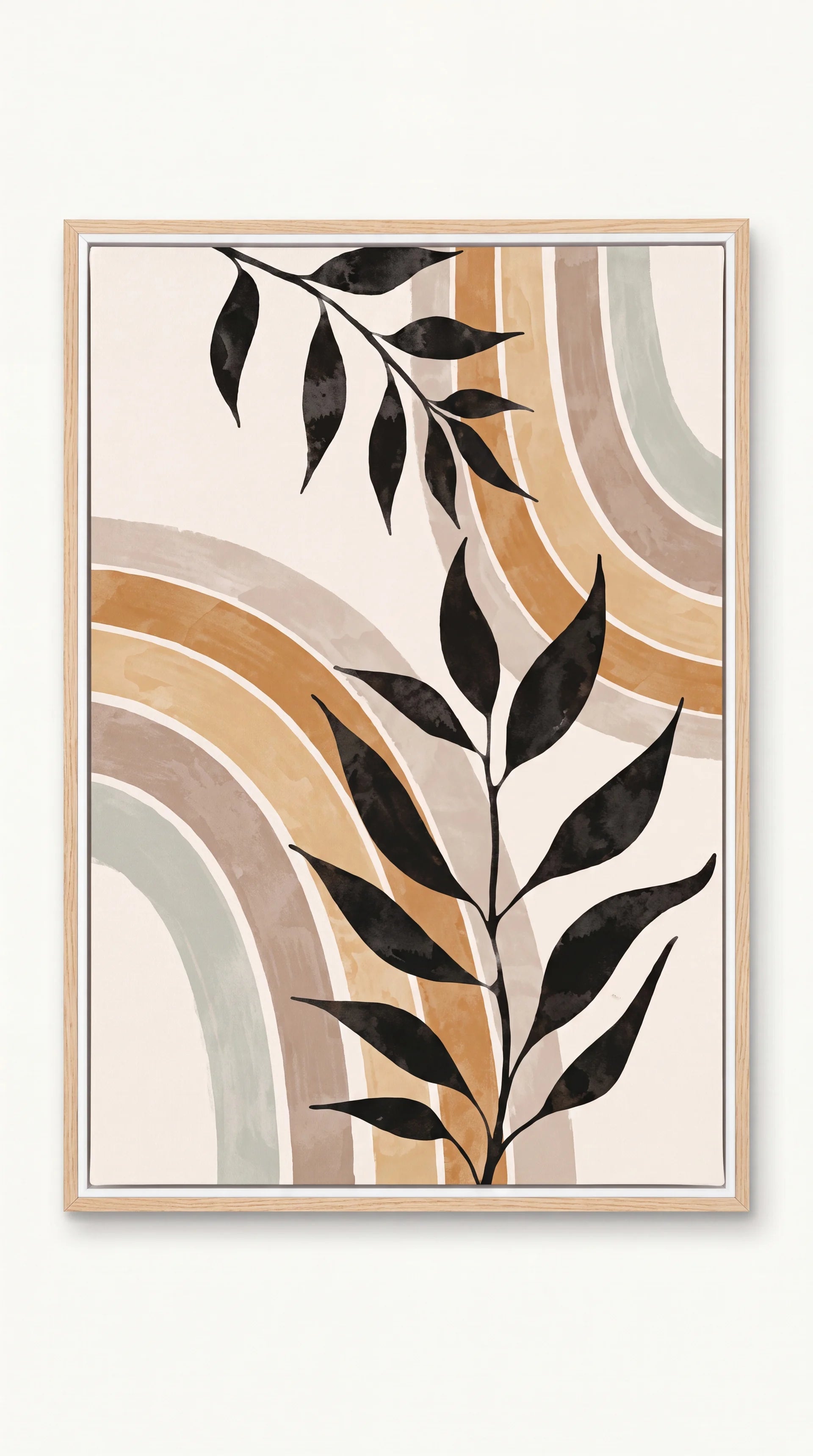 Abstract Earthtone Trio Wall Prints