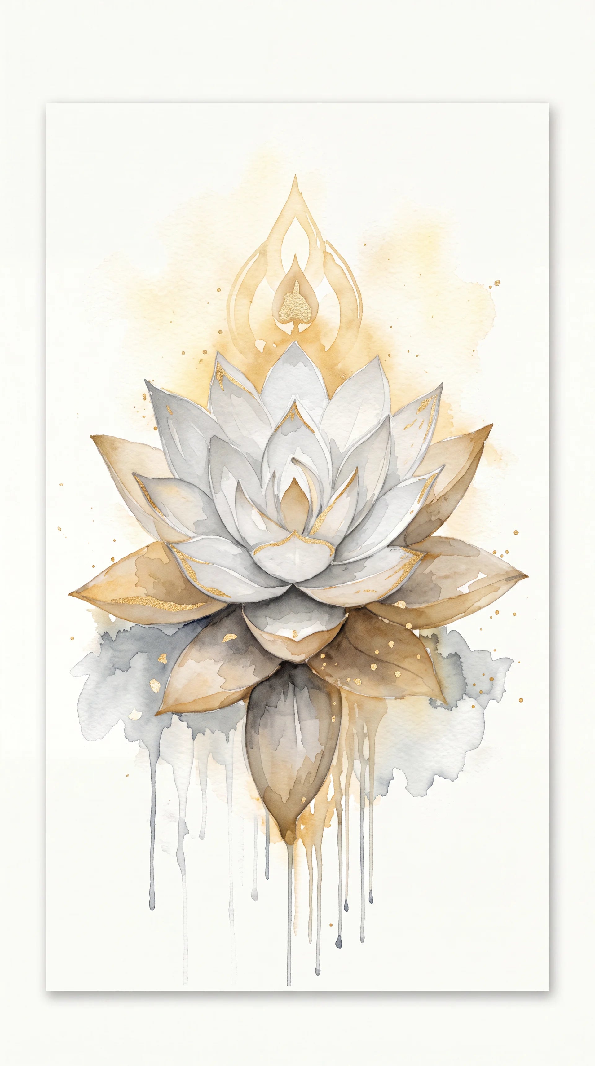 Golden Spirit Trio Wall Prints