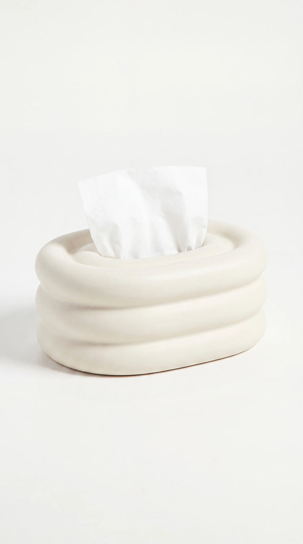Ripple Ceramic Tissue Holder
